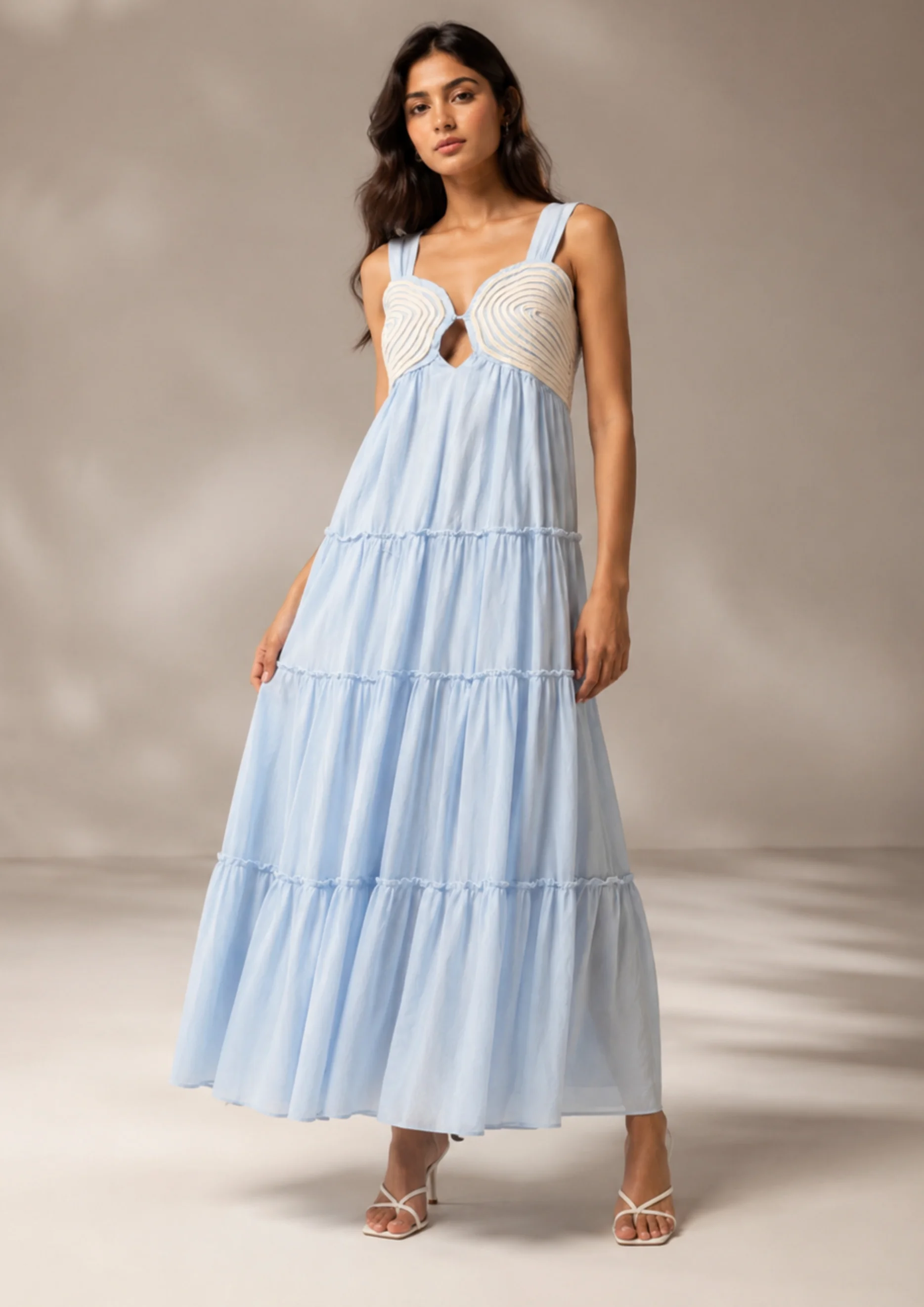 Champagne Grace Maxi Dress