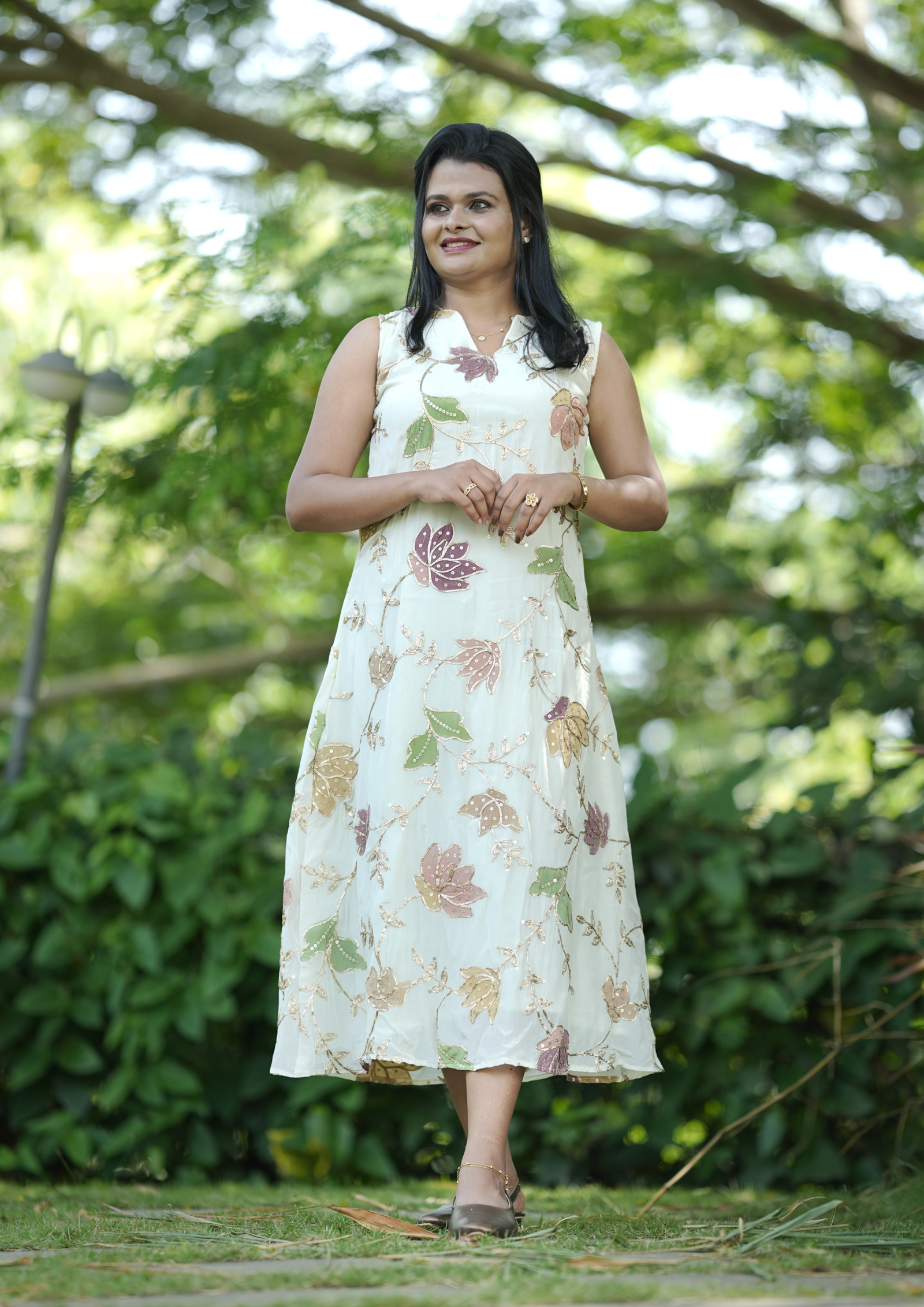 A-Line Dress Onam Collection