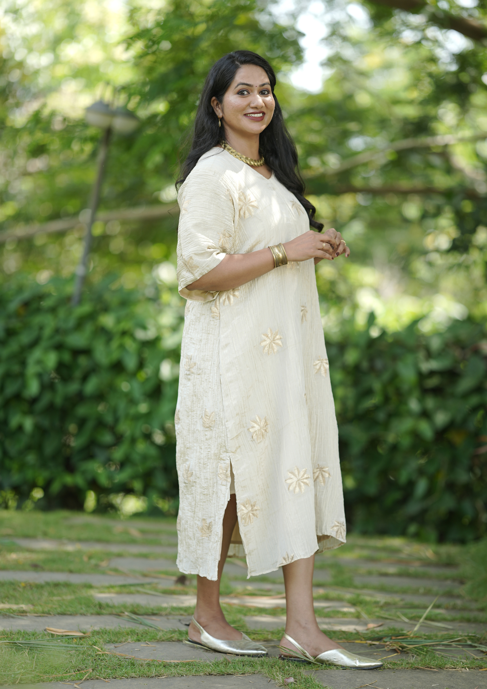 A-Line Dress Onam Collection