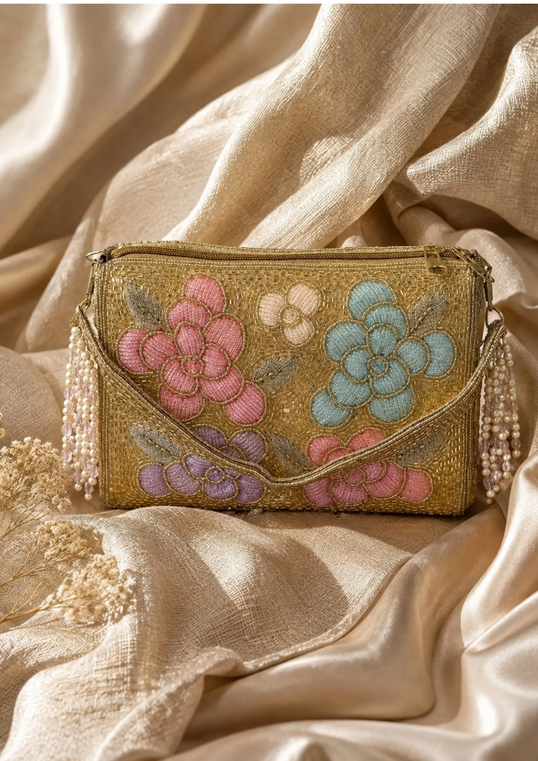 Beaded Fancy Hand Bag