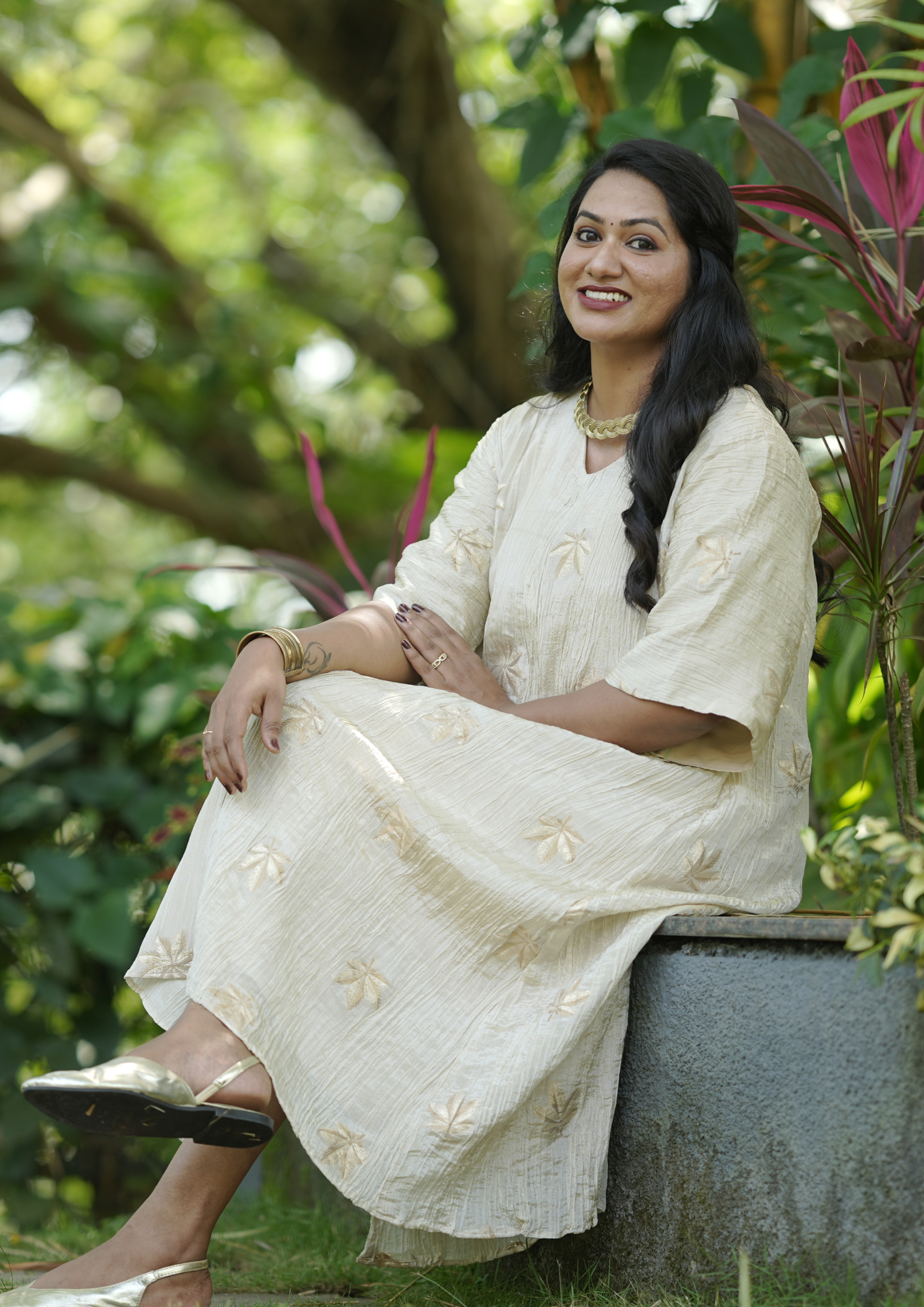 A-Line Dress Onam Collection