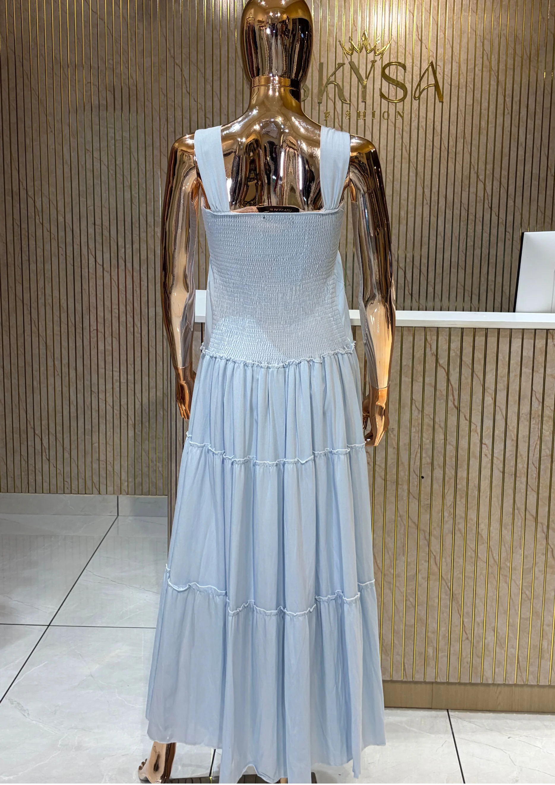 Champagne Grace Maxi Dress