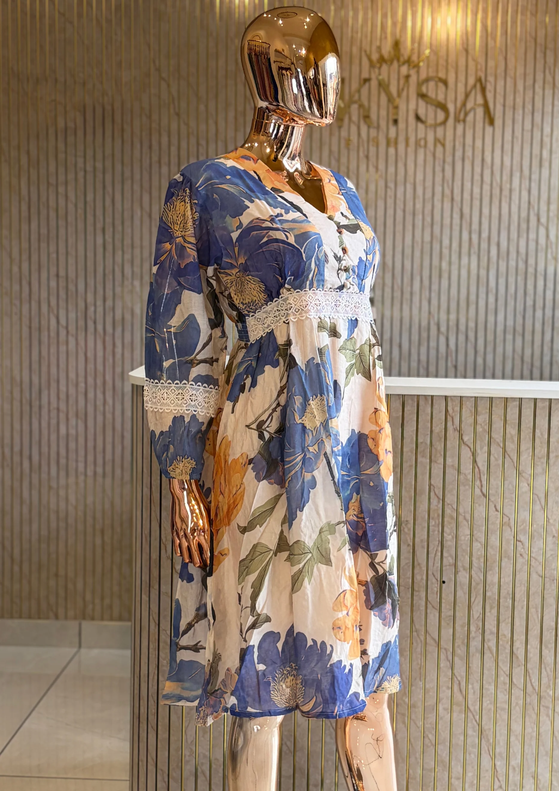 Floral Lace Maxi Dress