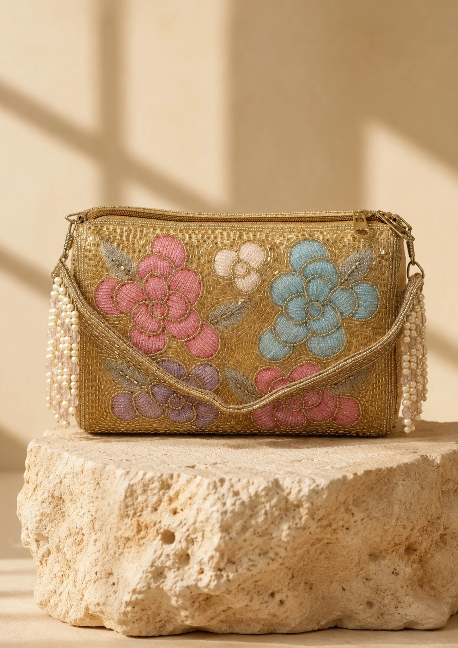 Beaded Fancy Hand Bag