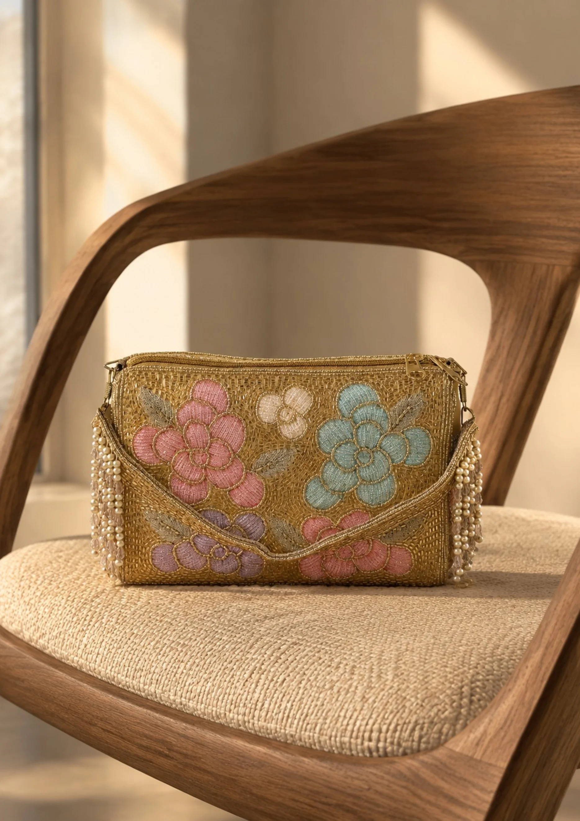 Beaded Fancy Hand Bag